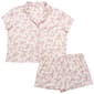 Womens Laura Ashley Winding Roses Pajama Set with Shorts - image 1