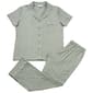 Womens Nicole Miller Short Sleeve Poly Spand Fan Geo Corded Pipin - image 1