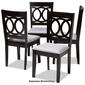 Baxton Studio Lenoir Wood Dining Chairs - Set of 4 - image 4