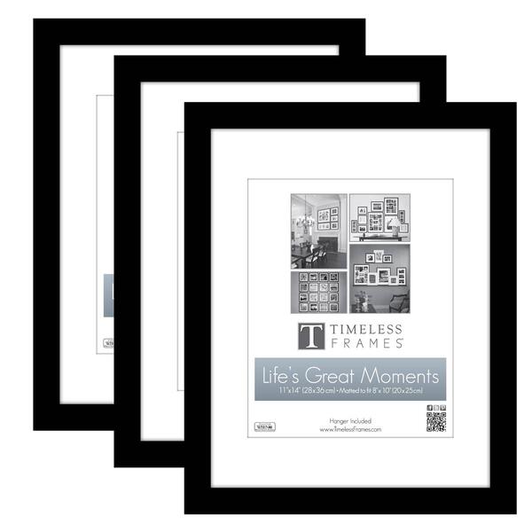 Timeless Frames&#40;R&#41; Anna Portrait 3pk. Black Frames - 11x14 - image 
