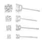 Sterling Silver Cubic Zirconia Earring Set - image 1