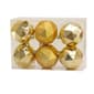 National Tree 10in. Gold Geometric Ornaments - Set of 6 - image 5