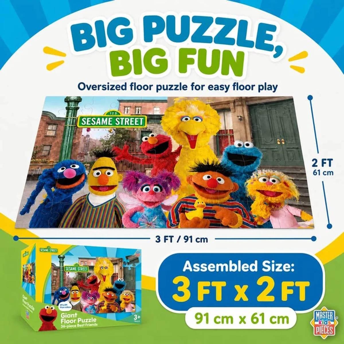 MasterPieces Sesame Street®  Giant 36pc. Floor Puzzle