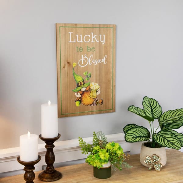 Northlight Seasonal Blessed St. Patrick''s Day Wall Sign