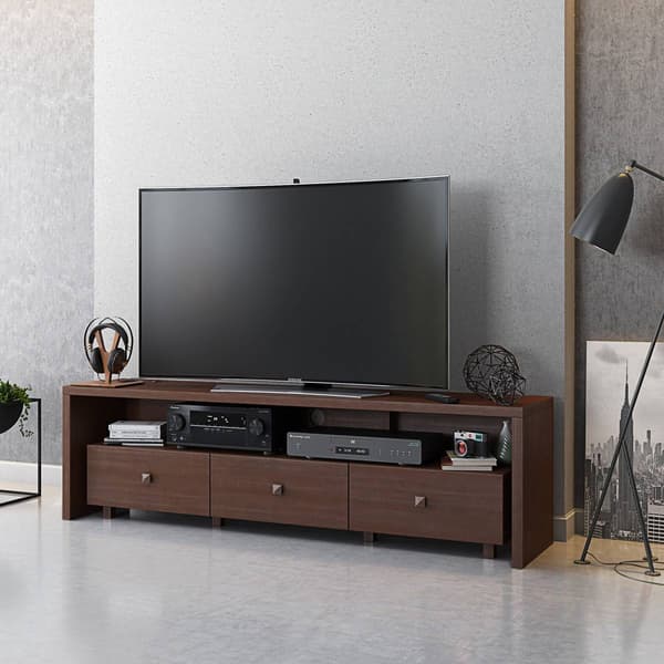 Techni Mobili Elegant TV Stand for TV''s Up To 75" w/ Storage