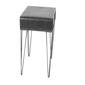 9th & Pike® Black Metal and Wood Modern Accent Table - image 3
