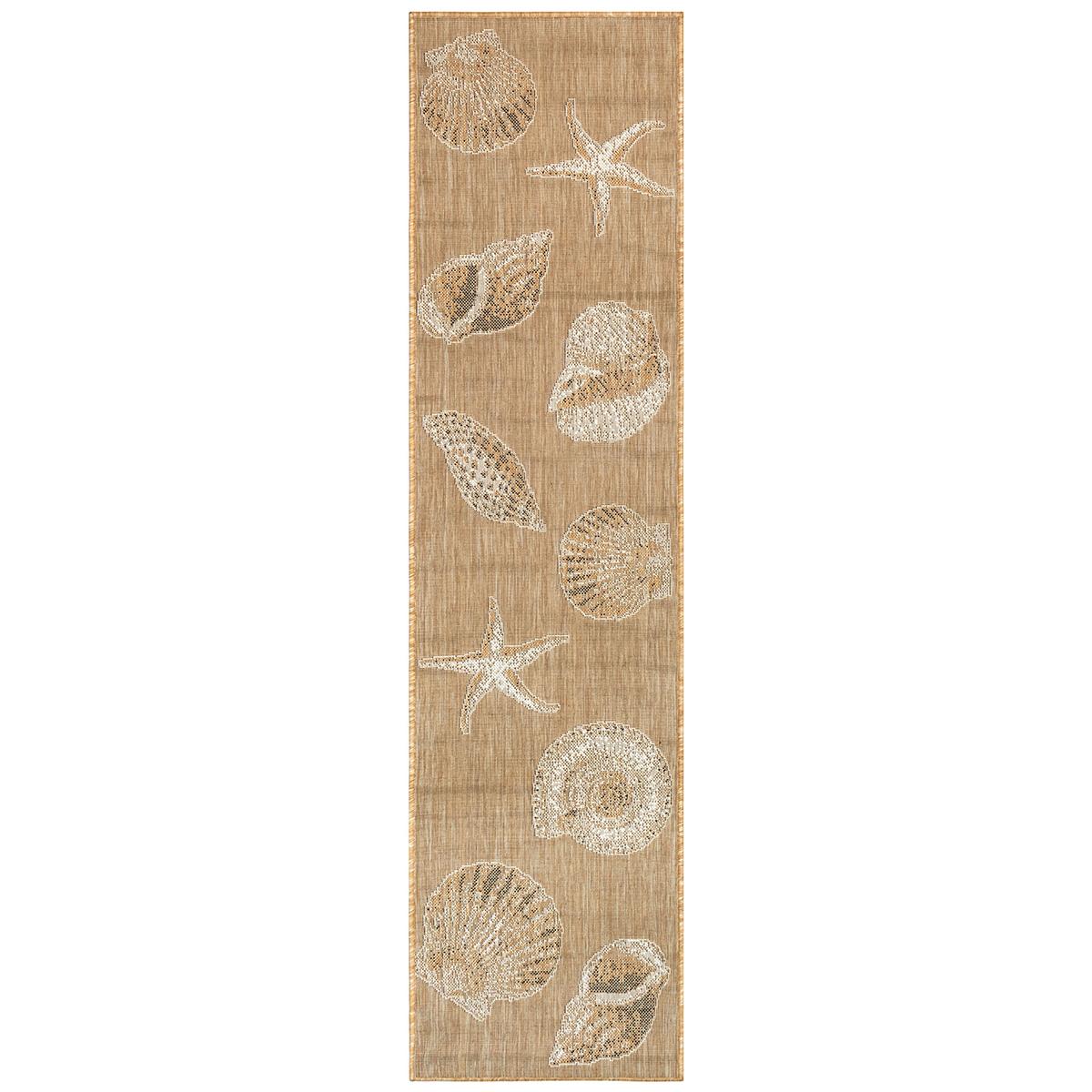 Liora Manne Carmel Shells Indoor/Outdoor Runner