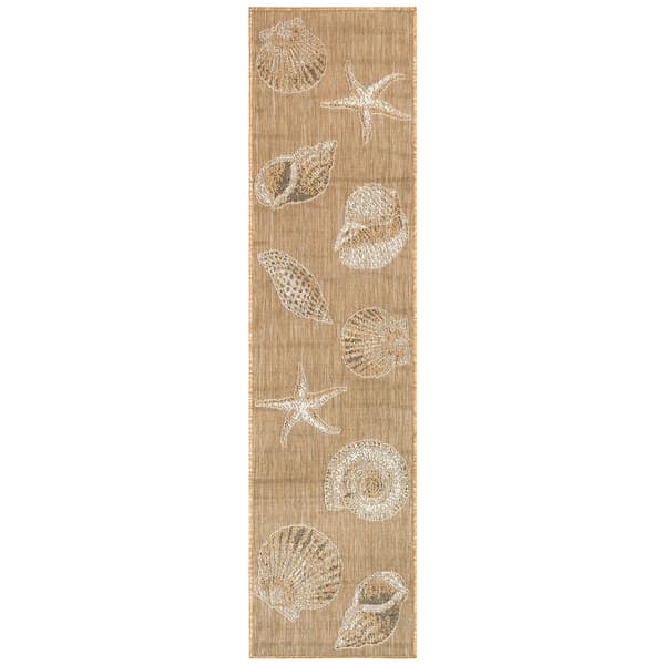 Liora Manne Carmel Shells Indoor/Outdoor Runner - image 