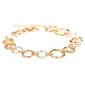 Design Collection Two-Tone Circle Link Bracelet - image 2
