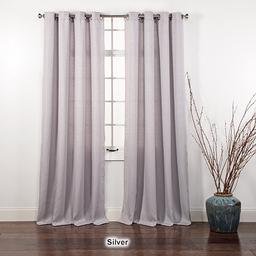 Gramercy Basket Weave Grommet Curtain Panel