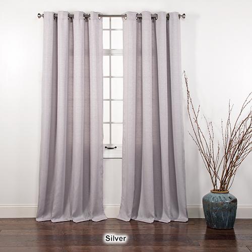 Gramercy Basket Weave Grommet Curtain Panel