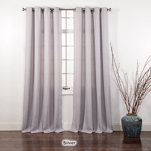 Gramercy Basket Weave Grommet Curtain Panel
