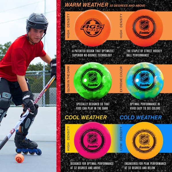 Franklin® Street Hockey Balls - 15 pk
