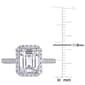 Gemstone Classics™ 10kt. White Gold 2 7/8ctw. Moissanite Ring - image 5