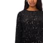 Womens MSK Long Sleeve Round Neck Sequin Gown - image 4