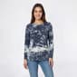Womens Mountain Ridge Long Sleeve Tie Dye Tee - image 2