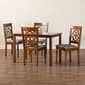 Baxton Studio Renaud Wood Modern 5pc. Dining Set - image 8