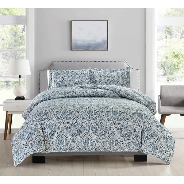 Bibb Home Madison 4pc. Duvet & Down Alternative Comforter Set
