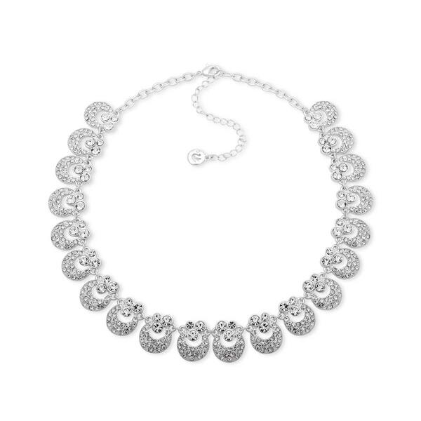 Gloria Vanderbilt Crystal Glitz All Around Collar Necklace - image 