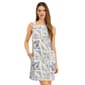 Womens Stella Parker Sleeveless UPF Print Square Neck Dress - image 1