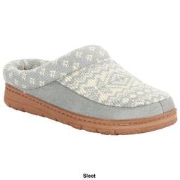 Womens Dearfoams® Diane Mixed Fair Isle Clog Slippers
