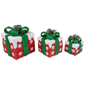 Northlight 3pc. Lighted Snowflakes Gift Boxes Christmas Décor - image 4