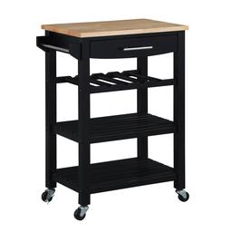 Convenience Concepts 4-Tier Butcher Block Kitchen Cart