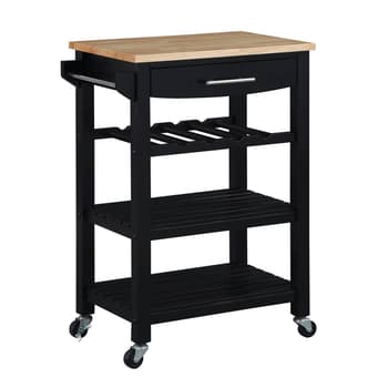 Convenience Concepts 4-Tier Butcher Block Kitchen Cart - Boscov's