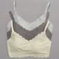 Womens Danskin 3pk. Laser Scallop Bralette - DS6328-3PKBE - image 2