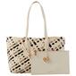 Anne Klein Woven Tote w/ Pouch - image 1