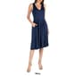 Womens 24/7 Comfort Apparel Fit & Flare Sleeveless Dress - image 3