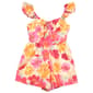 Girls (7-16) Rare Editions Sleeveless Floral Drop Waist Romper - image 1