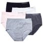 Womens Nautica 5pk. Seamless Brief Panties w/Logo NT3714-5PKR - image 1