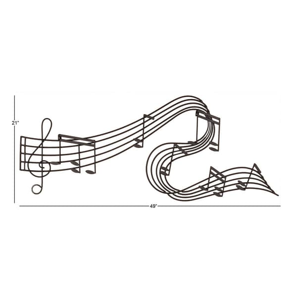 9th & Pike&#174; Minimalist Musical Note Wall Decor