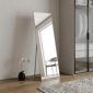 HomeRoots 63in. Gold Freestanding & Wall Mount Framed Full Mirror - image 1