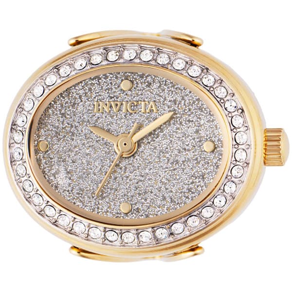 Womens Invicta Two-Tone Dial Quartz Mini Ring Watch - 49599 - image 