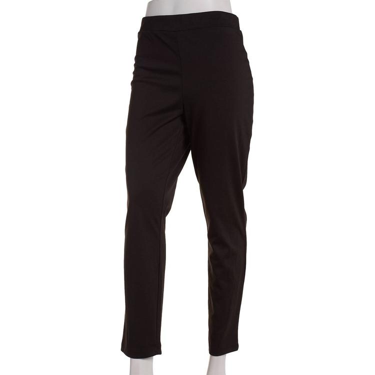 Womens Preswick & Moore® Solid Pull On Ponte Butt Lift Pants