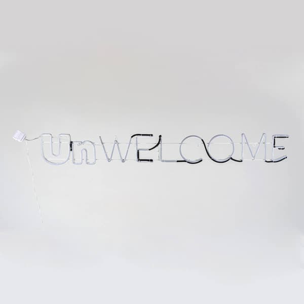 National Tree 50in. Halloween Unwelcome Neon Style Sign