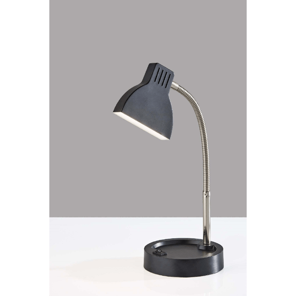 Simplee Adesso Slender LED Black Desk Lamp