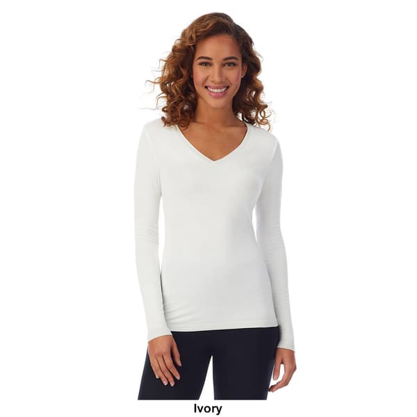 Womens Cuddl Duds&#174; Softwear w/Stretch Long Sleeve Thermal Top