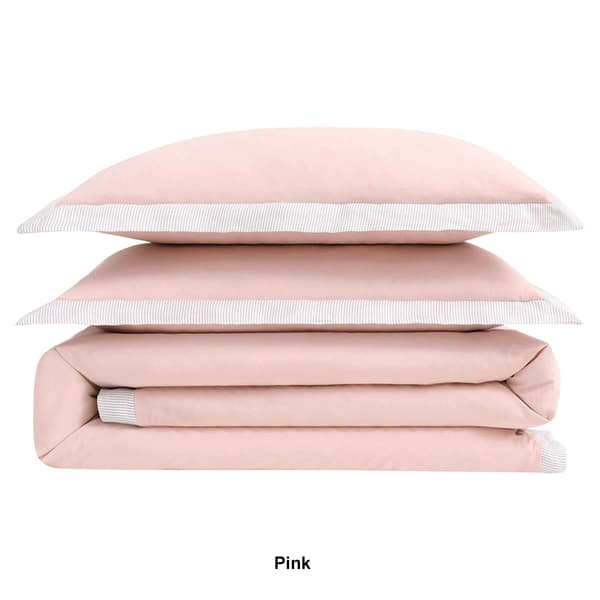 Brooklyn Loom Wilson Stripe Fringe Duvet Cover Set