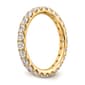 Pure Fire 14kt. Yellow Gold Lab Grown Diamond Eternity Band - image 4