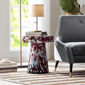 Sagebrook Home 19in. Platar Dapple Art Glass Accent Table - image 8
