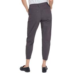Petite Royalty Dogbite Hem Cropped Pants - Jet Set