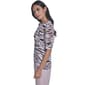 Petite Calvin Klein Short Sleeve Abstract Zebra Blouse - image 3