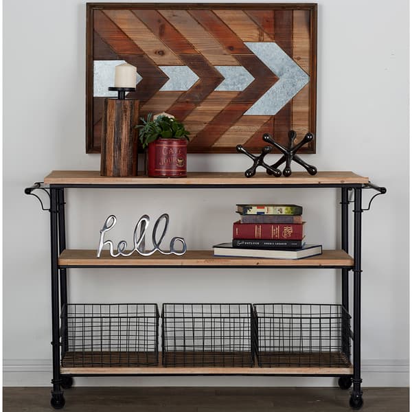 9th & Pike&#174; 3-Tier Rolling Cart