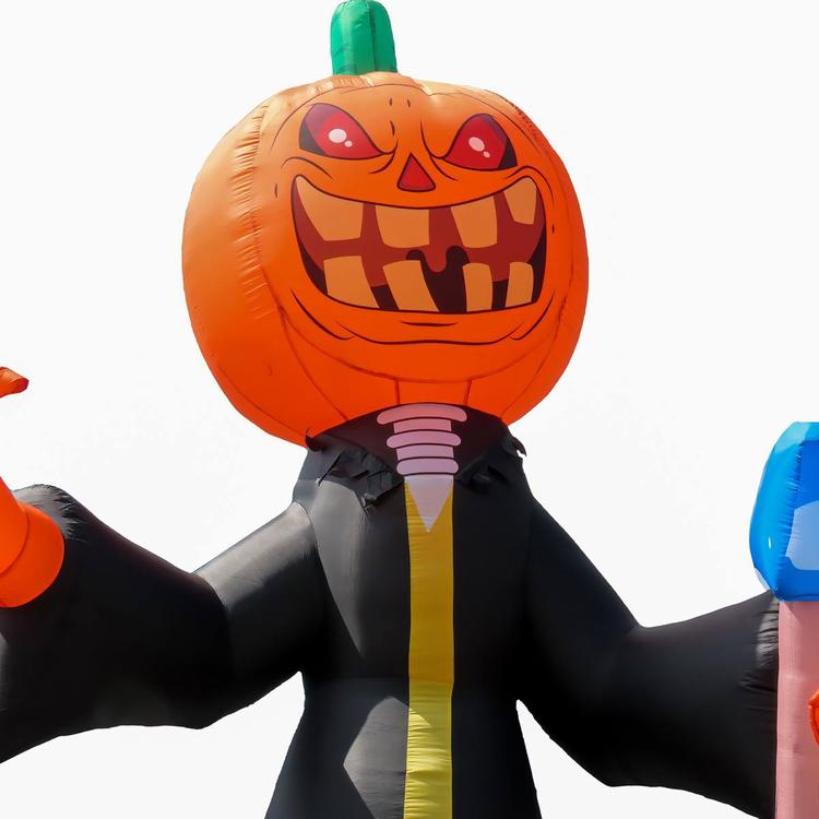 National Tree 20ft. Inflatable Halloween Pumpkin Reaper