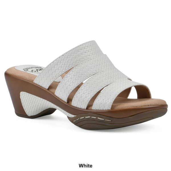 Womens White Mountain Valora Slide Sandals