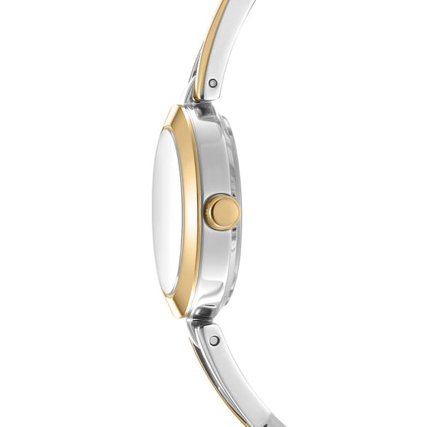 Womens DKNY Half Bangle Silver Dial Watch - DK1L170M0025