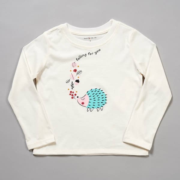 Girls &#40;7-16&#41; Tales & Stories Falling for You Screen Tee - image 